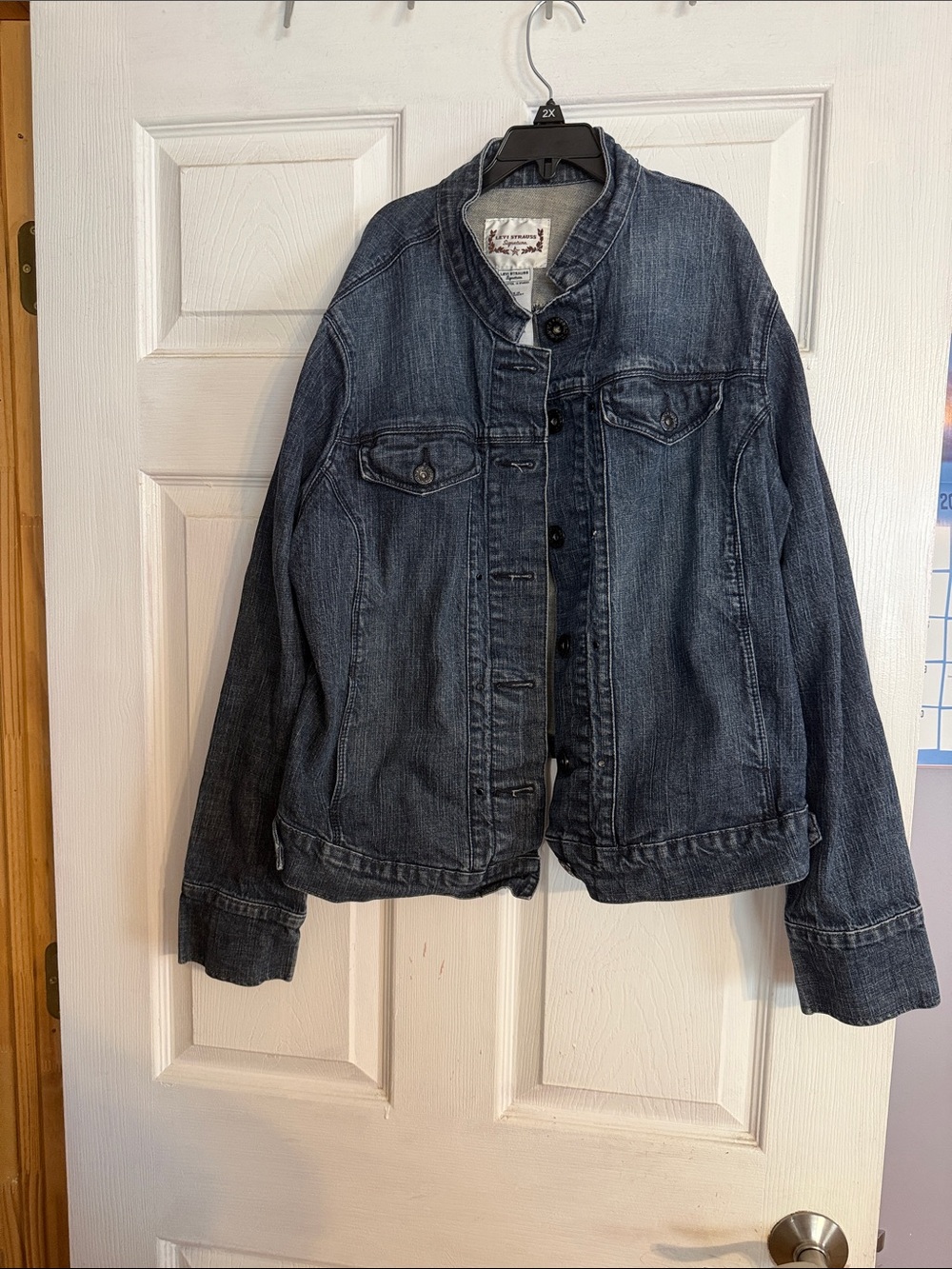 Denim Jacket - Dark Blue Women's Jacket